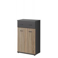 Set Cuier MARCO IV ANAS MC4 FARA PERNA Genarom AM Antracyt / Stejar Artisan Lamel
